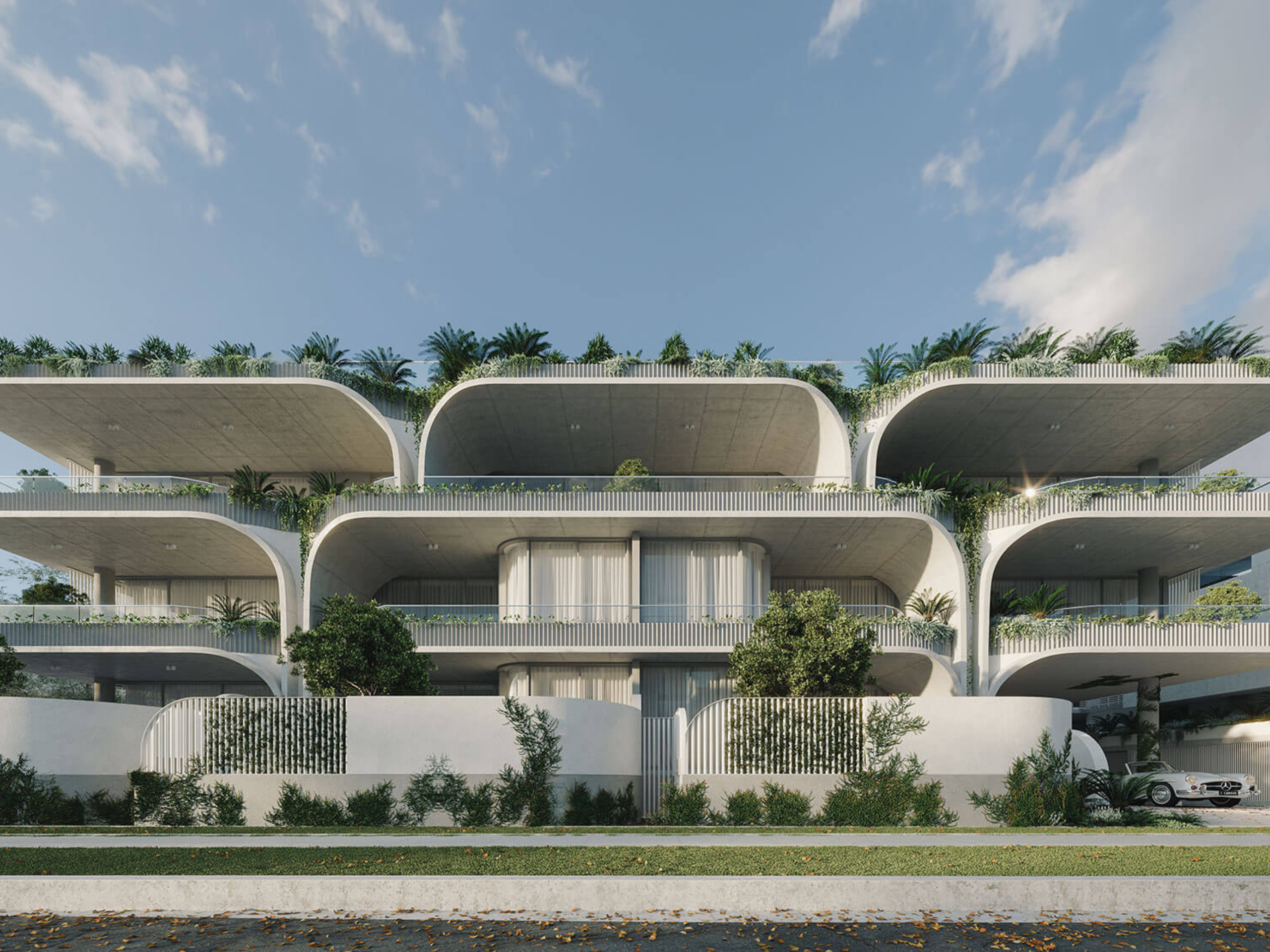 canvas by graya concrete facade by LTE